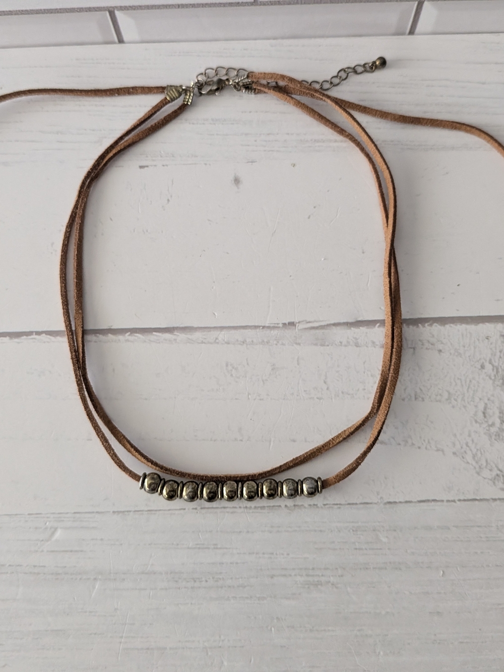 Boho style wrap choker necklace